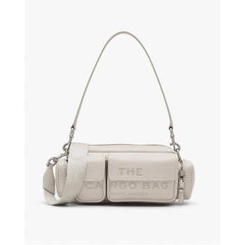 СУМКА MARC JACOBS THE LEATHER CARGO BAG COTTON|SILVER