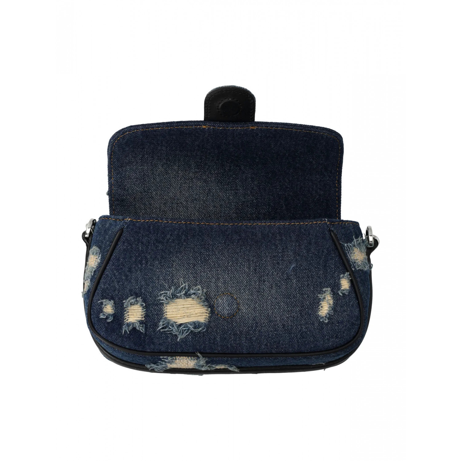 СУМКА MARC JACOBS THE RIP AND REPAIR DENIM CLOVER SHOULDER BAG