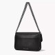 СУМКА THE J MARC SHOULDER BAG BLACK/GUNMETAL