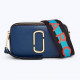 СУМКА MARC JACOBS LOGO STRAP SNAPSHOT BLUE SEA MULTI