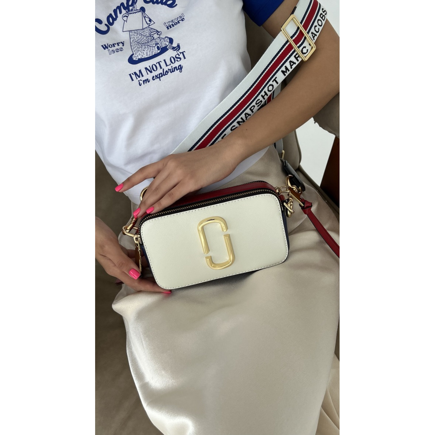 СУМКА MARC JACOBS THE SNAPSHOT COCONUT MULTI