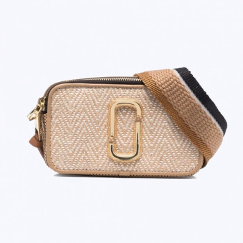 СУМКА MARC JACOBS THE SNAPSHOT CROSSBODY MIXED MEDIA BEIGE
