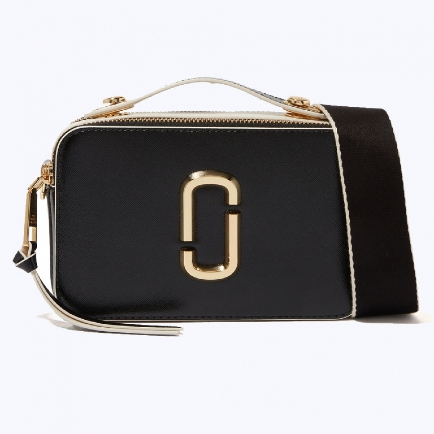 СУМКА MARC JACOBS SURE SHOT LARGE BLACK/BELGE