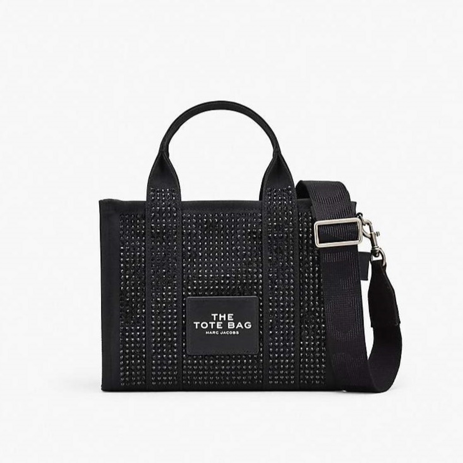 СУМКА MARC JACOBS THE CRYSTAL CANVAS SMALL TOTE BAG BLACK