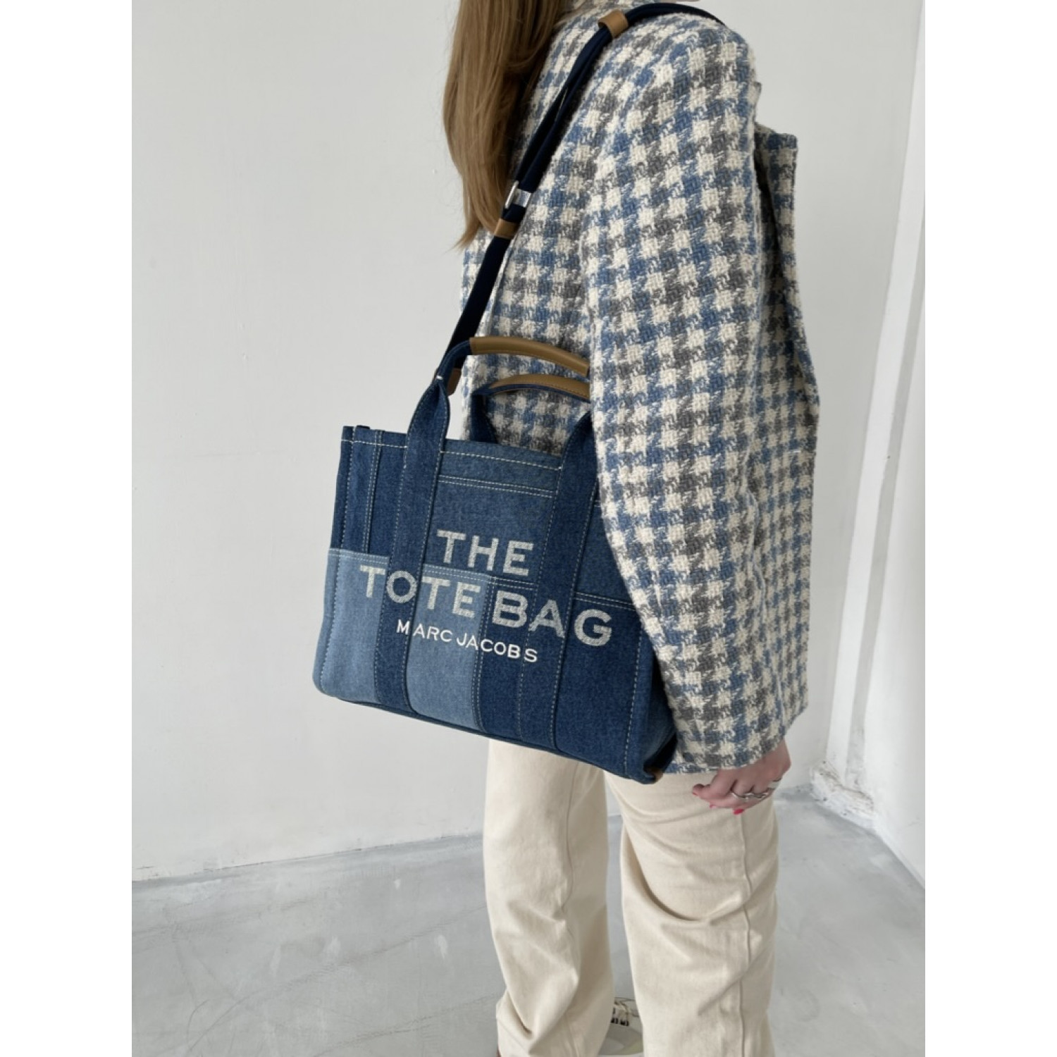 СУМКА MARC JACOBS THE DENIM MEDIUM TOTE BAG BLUE