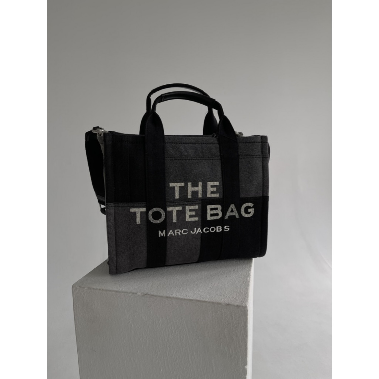 СУМКА MARC JACOBS THE DENIM MEDIUM TRAVELER TOTE BAG BLACK