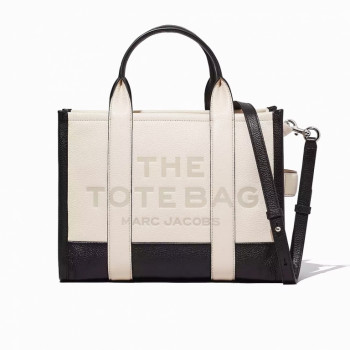 СУМКА MARC JACOBS THE LEATHER COLORBLOCK MEDIUM TOTE BAG IVORY MULTI