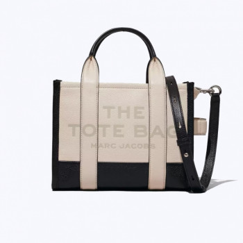 СУМКА MARC JACOBS THE LEATHER COLORBLOCK SMALL TOTE BAG IVORY MULTI