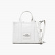 СУМКА MARC JACOBS THE LEATHER CROC-EMBOSSED SMALL TOTE BAG WHITE