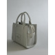 СУМКА MARC JACOBS THE LEATHER CROC-EMBOSSED SMALL TOTE BAG WHITE