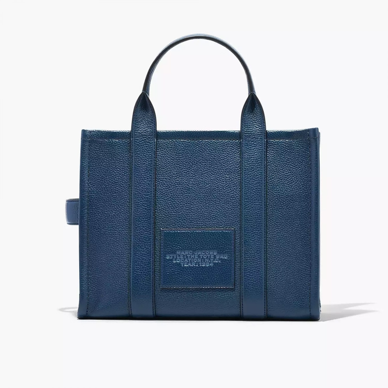 СУМКА MARC JACOBS THE LEATHER MEDIUM TOTE BAG BLUE SEA