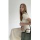 СУМКА MARC JACOBS THE LEATHER SMALL TOTE BAG BRONZE GREEN