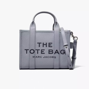 СУМКА MARC JACOBS THE LEATHER SMALL TOTE BAG WOLF GREY