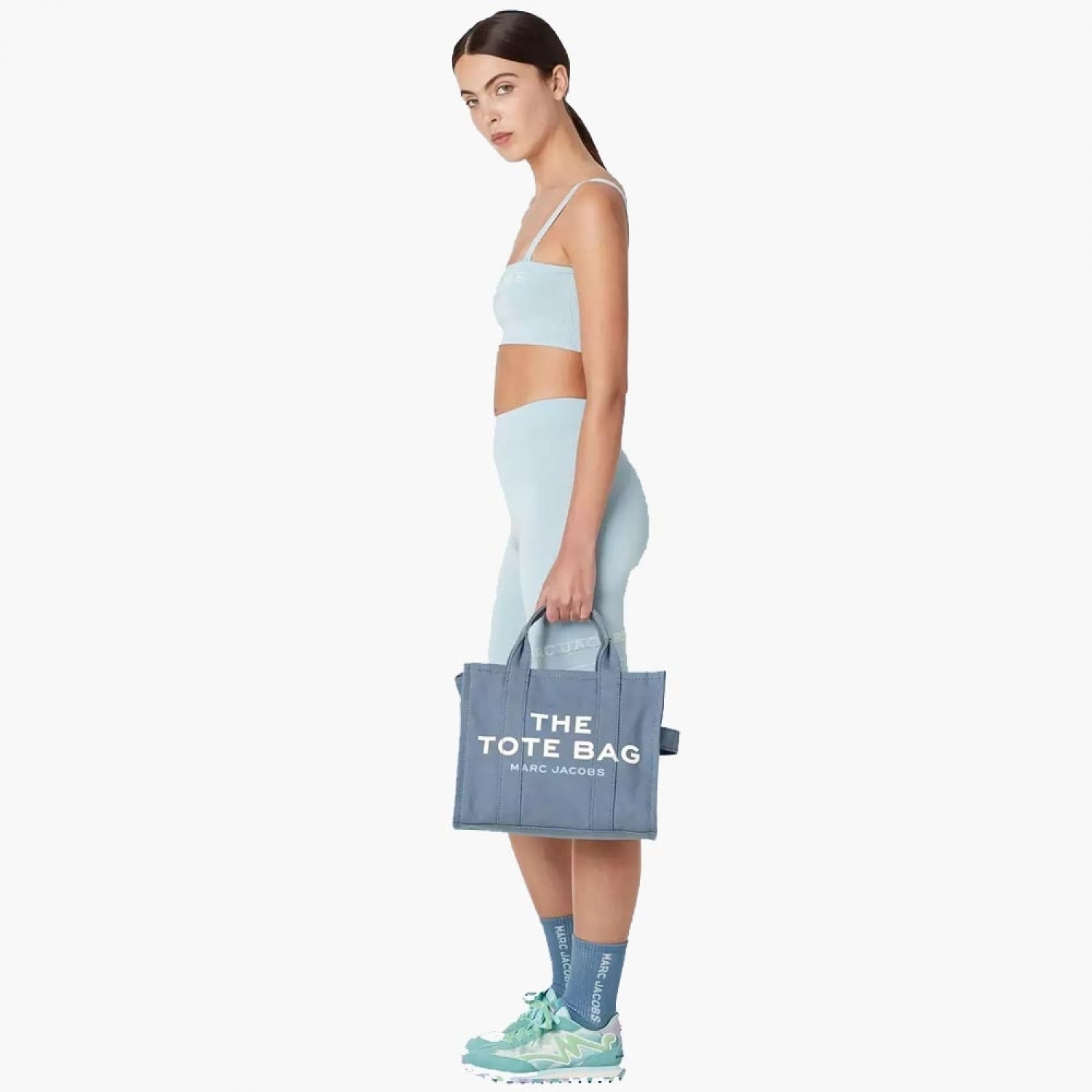 СУМКА MARC JACOBS THE MEDIUM TOTE BAG BLUE SHADOW