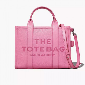 Сумка Marc Jacobs The Leather Medium Tote Bag – Candy Pink