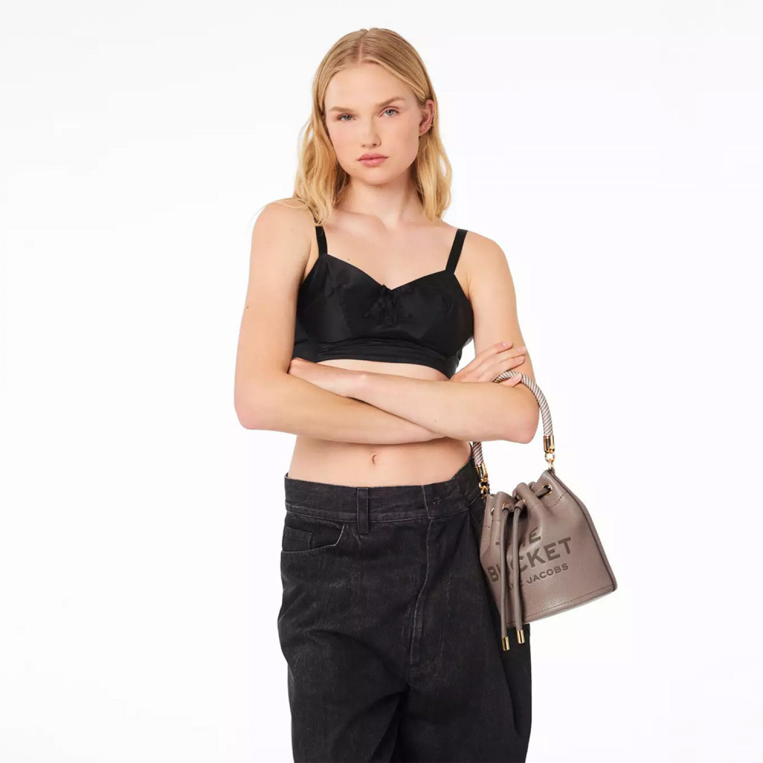 Сумка Marc Jacobs The Leather Mini Bucket Bag - Cement Сумка Marc Jacobs The Leather Mini Bucket Bag - Cement