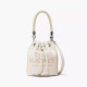 Сумка Marc Jacobs The Leather Mini Bucket Bag - Cotton Silver