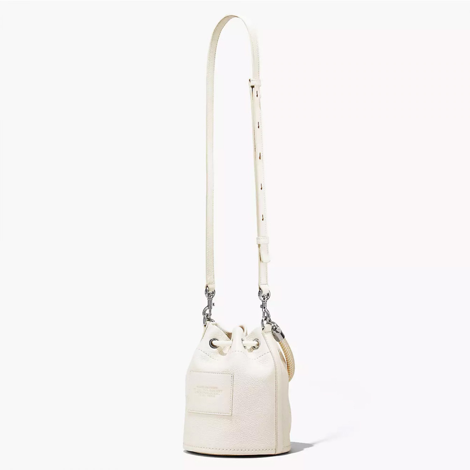 Сумка Marc Jacobs The Leather Mini Bucket Bag - Cotton Silver Сумка Marc Jacobs The Leather Mini Bucket Bag - Cotton Silver