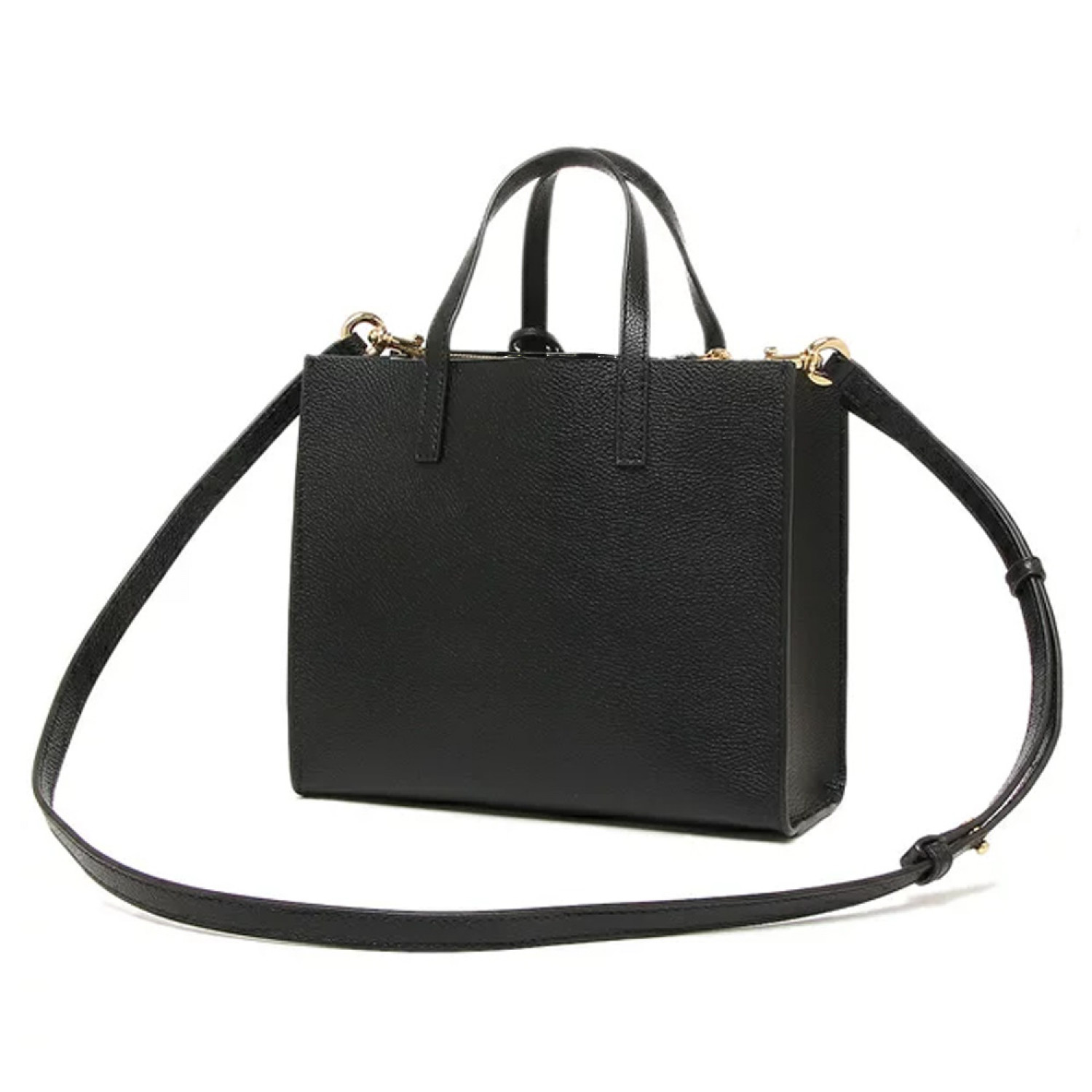 Сумка Marc Jacobs The Leather Mini Grind Tote Bag - Black Сумка Marc Jacobs The Leather Mini Grind Tote Bag - Black