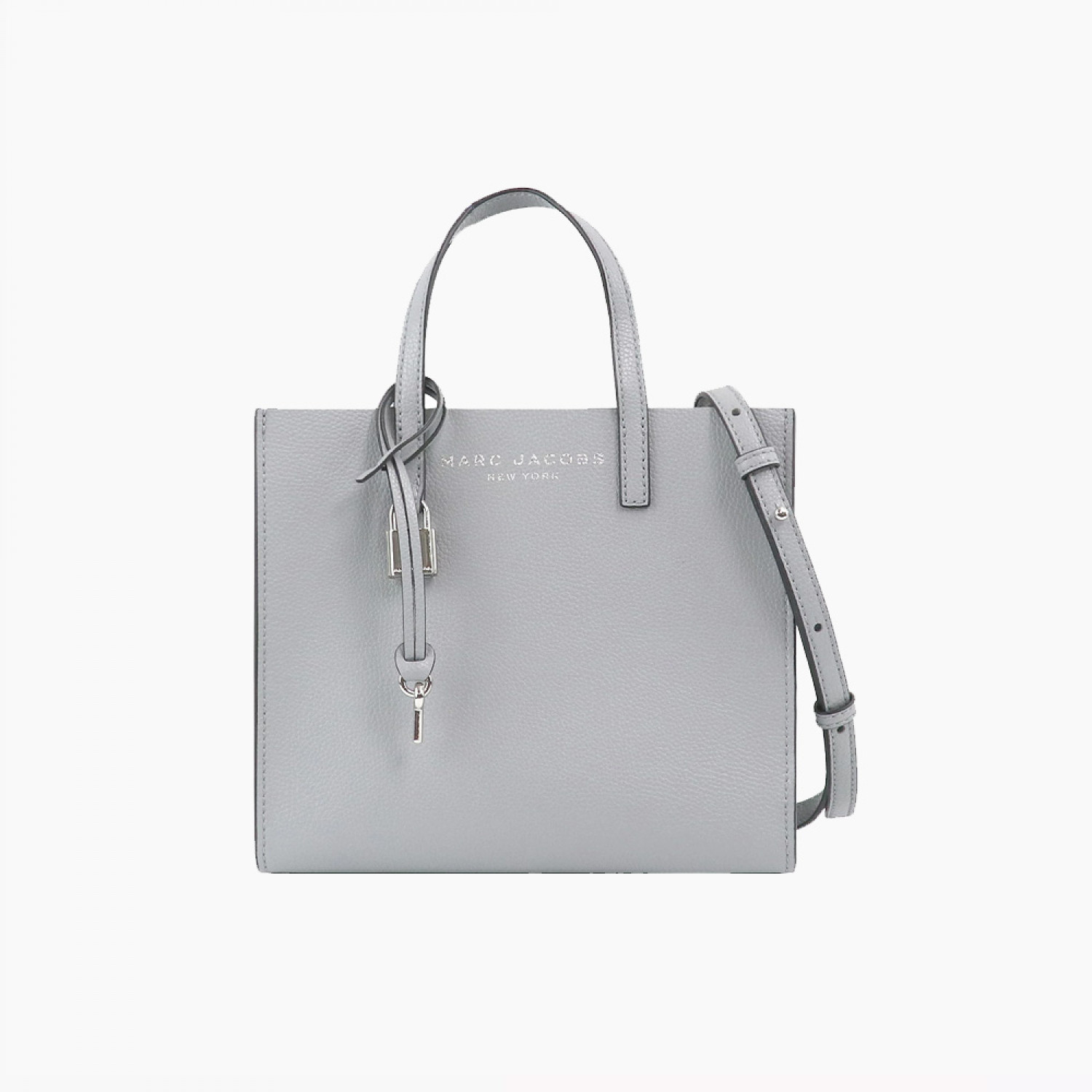 Сумка Marc Jacobs The Leather Mini Grind Tote Bag - Rock Grey Сумка Marc Jacobs The Leather Mini Grind Tote Bag - Rock Grey