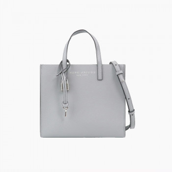 Сумка Marc Jacobs The Leather Mini Grind Tote Bag - Rock Grey