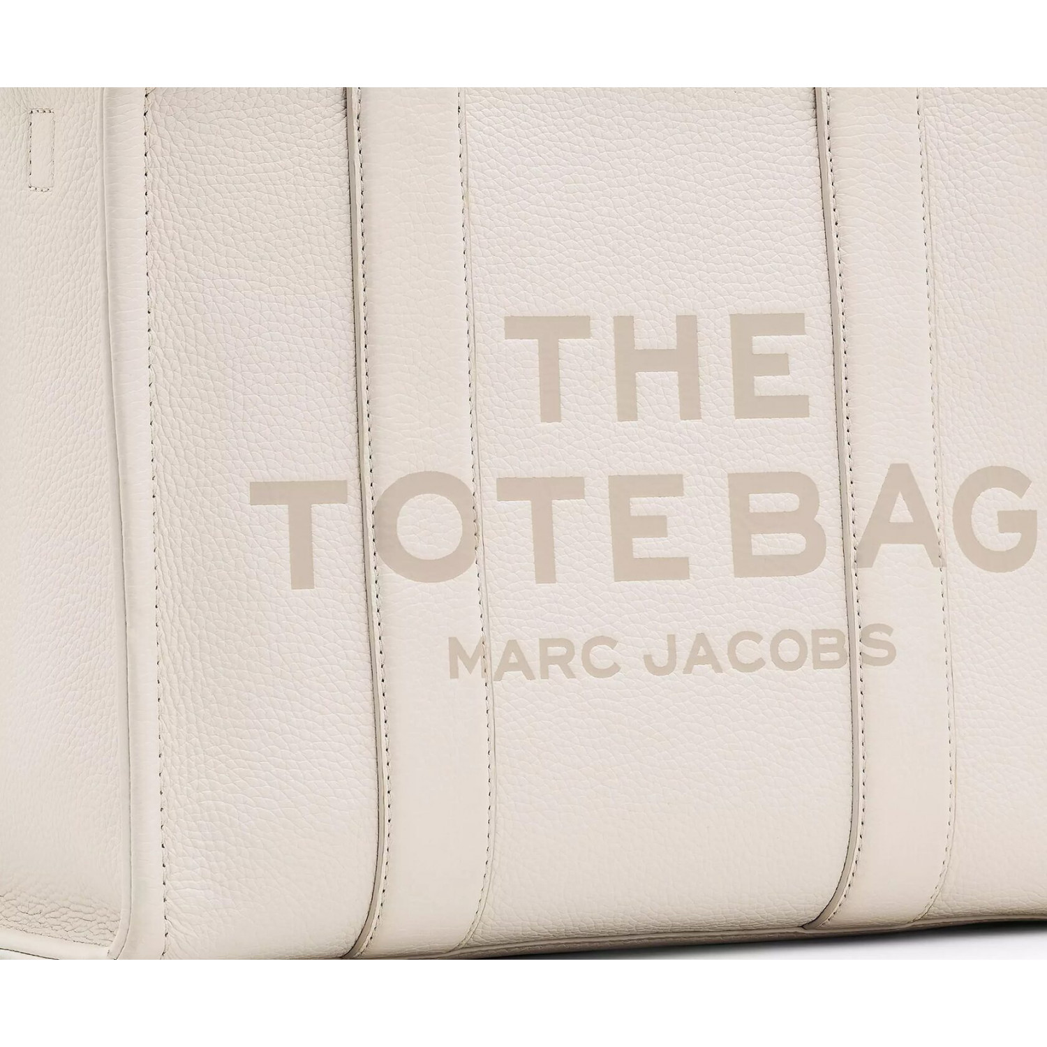 Сумка Marc Jacobs The Leather Medium Tote Bag – Cotton/Silver Сумка Marc Jacobs The Leather Medium Tote Bag – Cotton/Silver