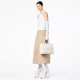 Сумка Marc Jacobs The Leather Medium Tote Bag – Cotton/Silver