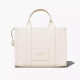 Сумка Marc Jacobs The Leather Medium Tote Bag – Cotton/Silver