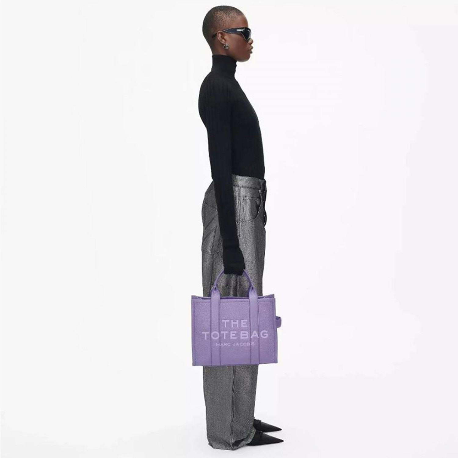 Сумка Marc Jacobs The Leather Medium Tote Bag – Lavender Сумка Marc Jacobs The Leather Medium Tote Bag – Lavender