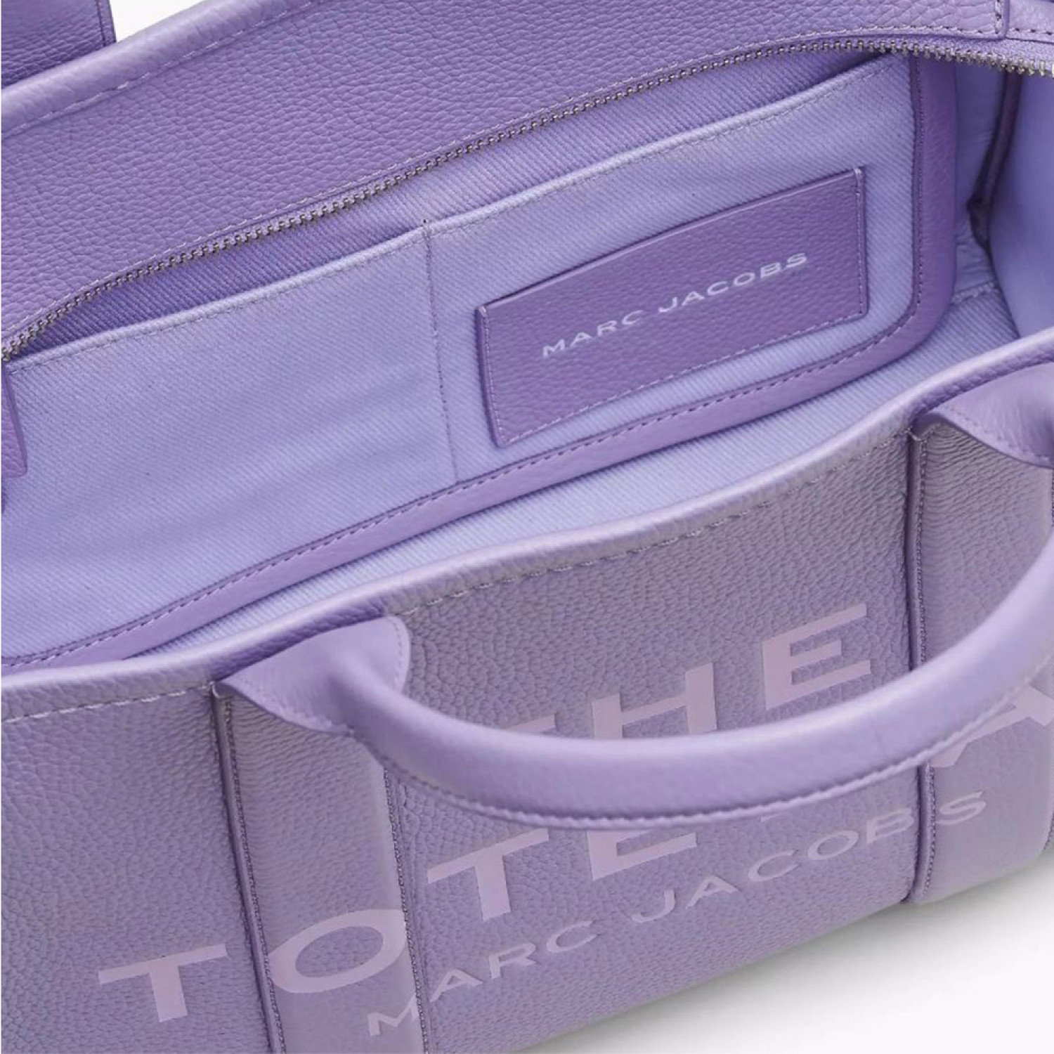 Сумка Marc Jacobs The Leather Medium Tote Bag – Lavender Сумка Marc Jacobs The Leather Medium Tote Bag – Lavender