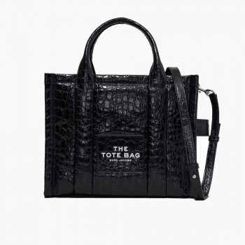 Сумка Marc Jacobs The Croc-Embossed Medium Tote Bag – Black