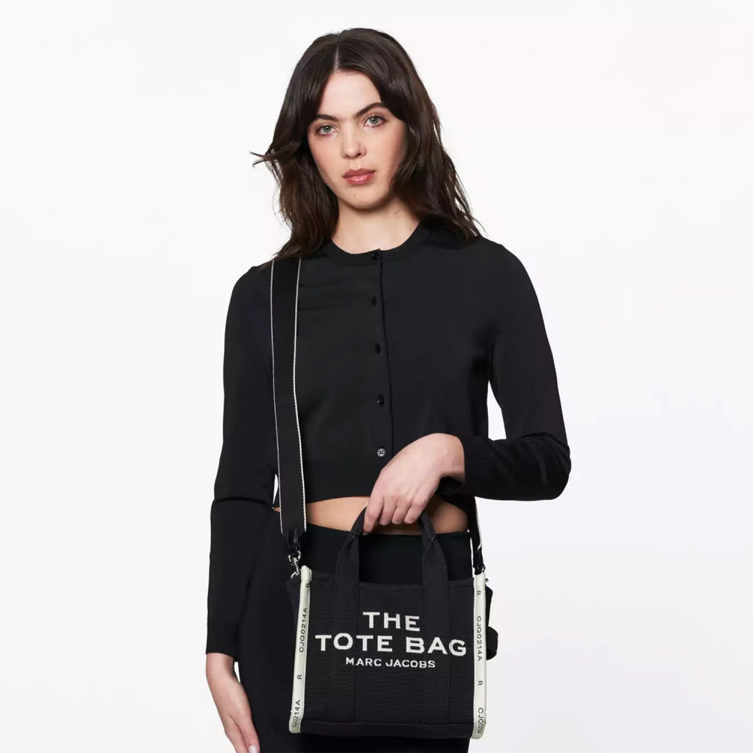Сумка Marc Jacobs The Jacquard Small Tote Bag - Black Сумка Marc Jacobs The Jacquard Small Tote Bag - Black