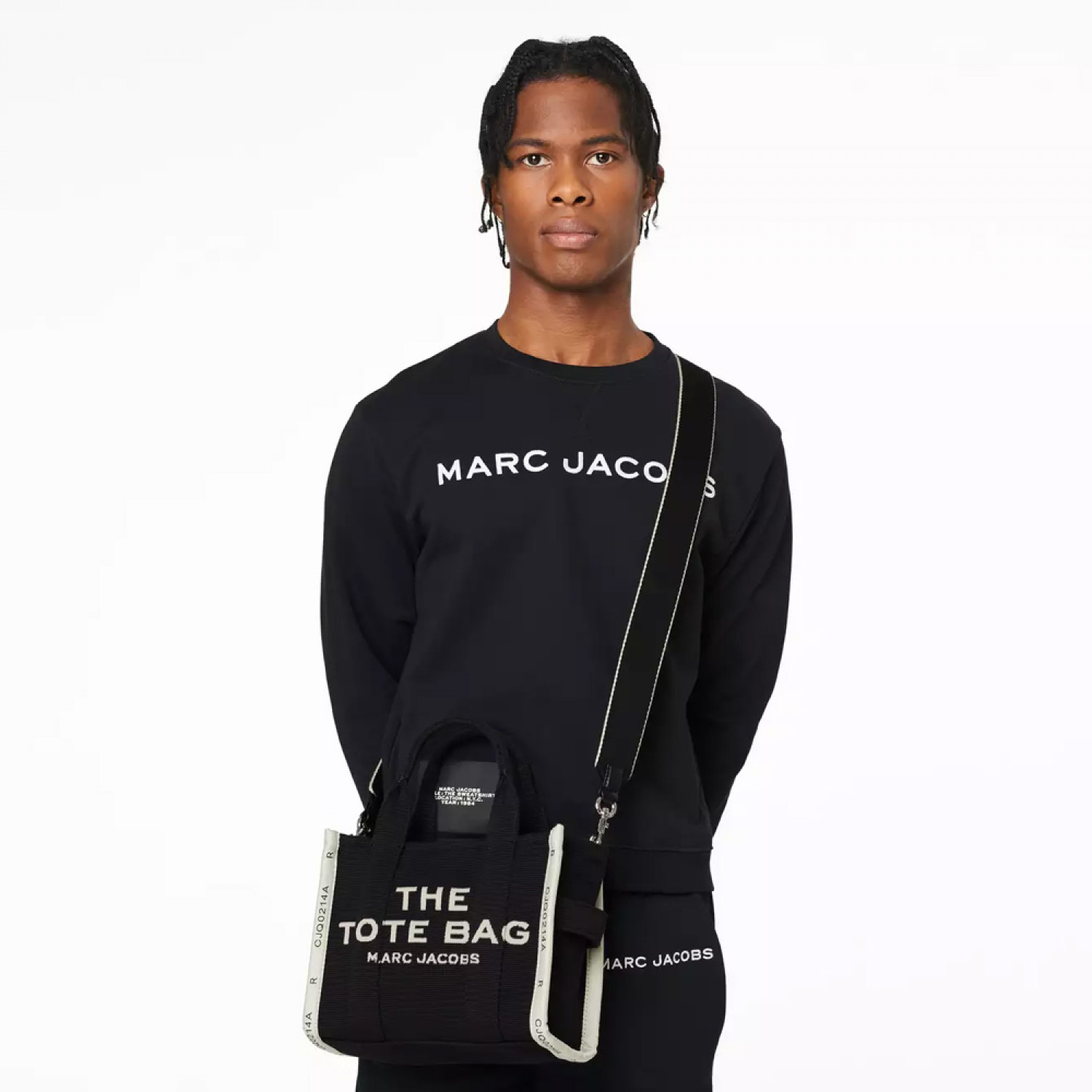 Сумка Marc Jacobs The Jacquard Small Tote Bag - Black Сумка Marc Jacobs The Jacquard Small Tote Bag - Black