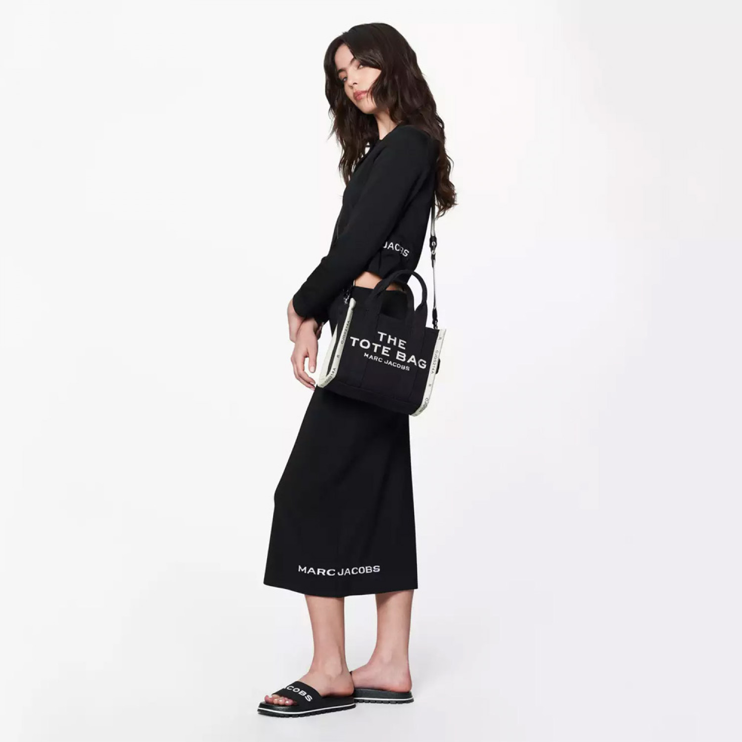 Сумка Marc Jacobs The Jacquard Small Tote Bag - Black Сумка Marc Jacobs The Jacquard Small Tote Bag - Black