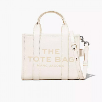 Сумка Marc Jacobs The Leather Small Tote Bag – Cotton/Silver