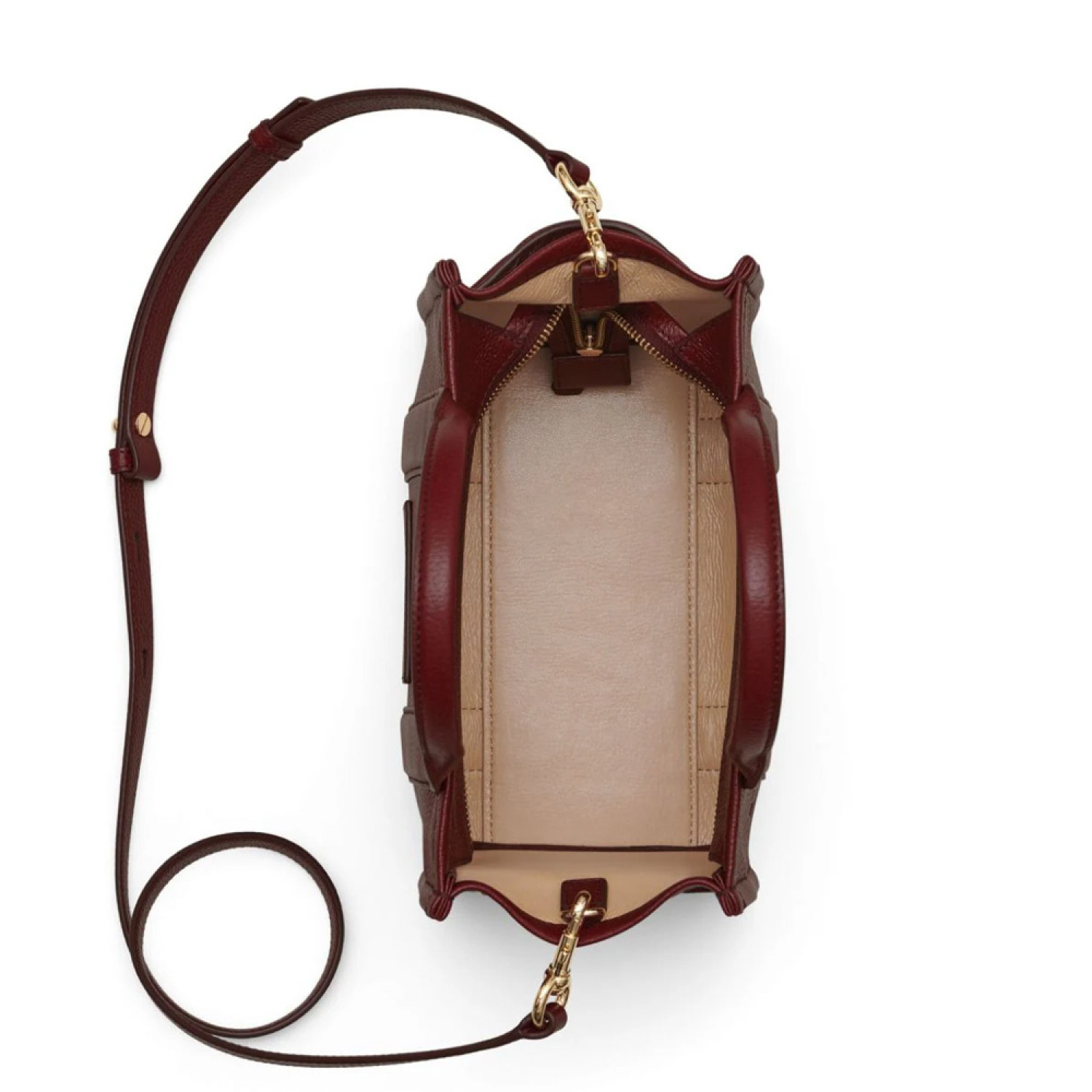 Сумка Marc Jacobs The Leather Small Tote Bag – Cherry Сумка Marc Jacobs The Leather Small Tote Bag – Cherry