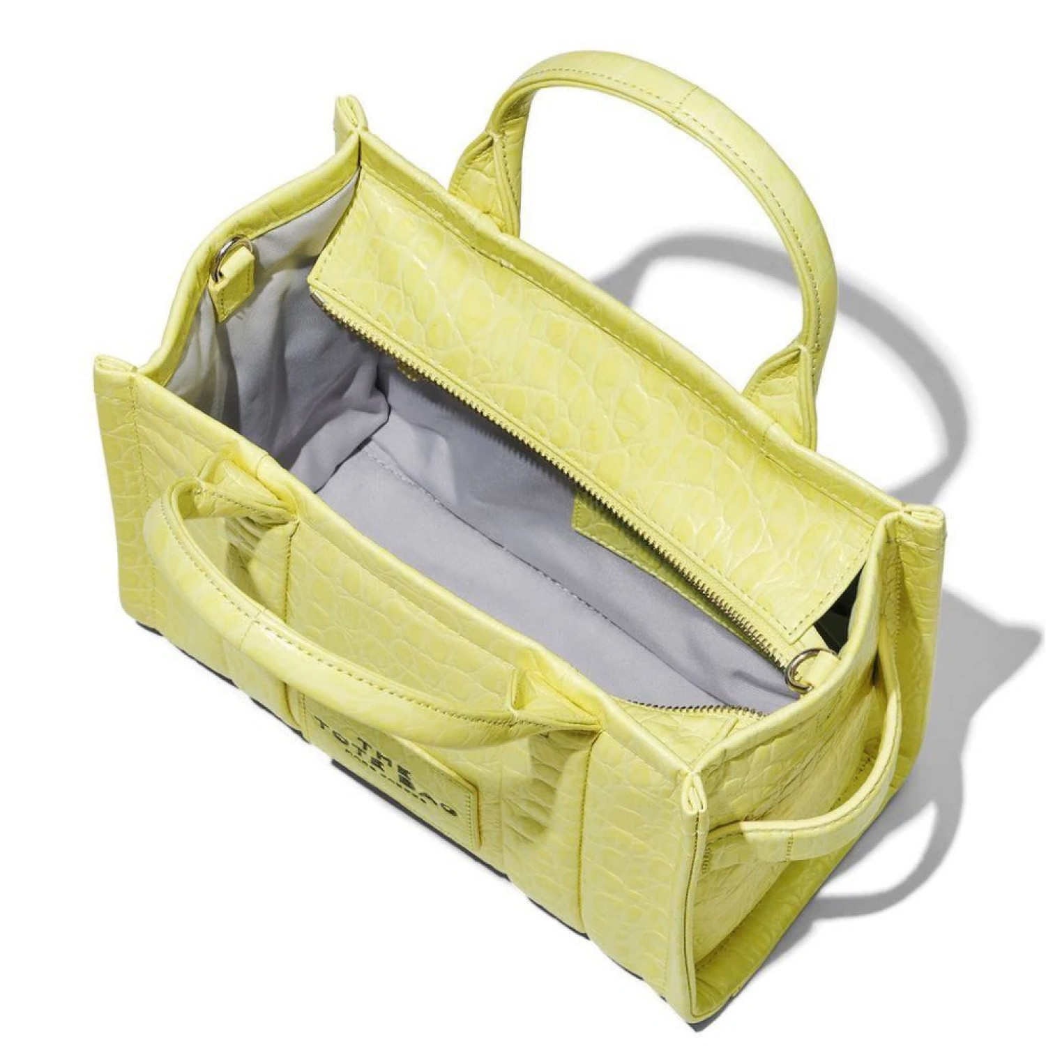 Сумка Marc Jacobs The Croc-Embossed Small Tote Bag – Tender Yellow Сумка Marc Jacobs The Croc-Embossed Small Tote Bag – Tender Yellow