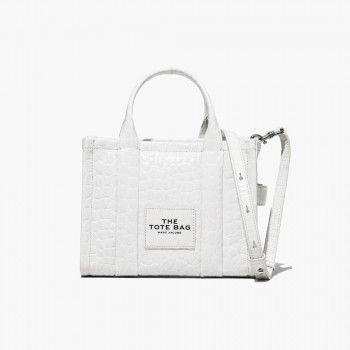 Сумка Marc Jacobs The Croc-Embossed Small Tote Bag – White