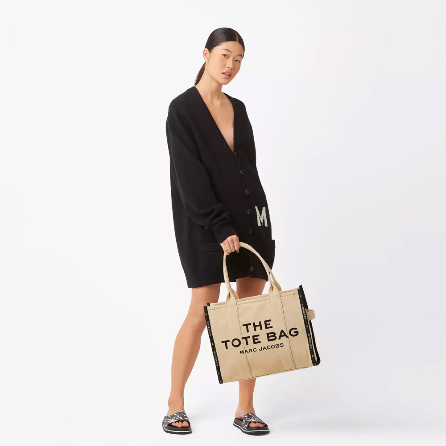 Сумка Marc Jacobs The Tote Bag Jacquard Large - warm sand Сумка Marc Jacobs The Tote Bag Jacquard Large - warm sand