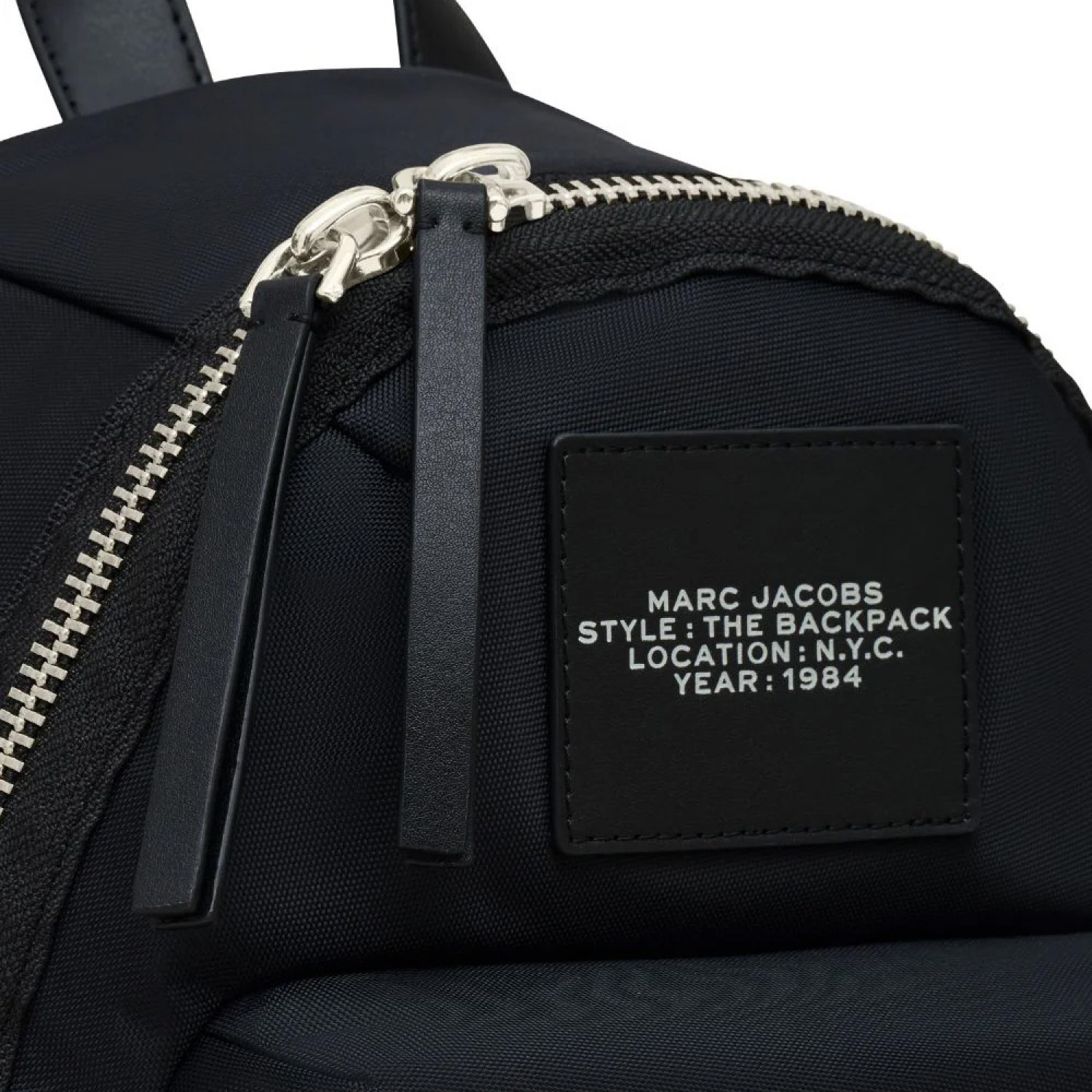 Рюкзак Marc Jacobs The Biker Nylon Medium Backpack - Black Рюкзак Marc Jacobs The Biker Nylon Medium Backpack - Black