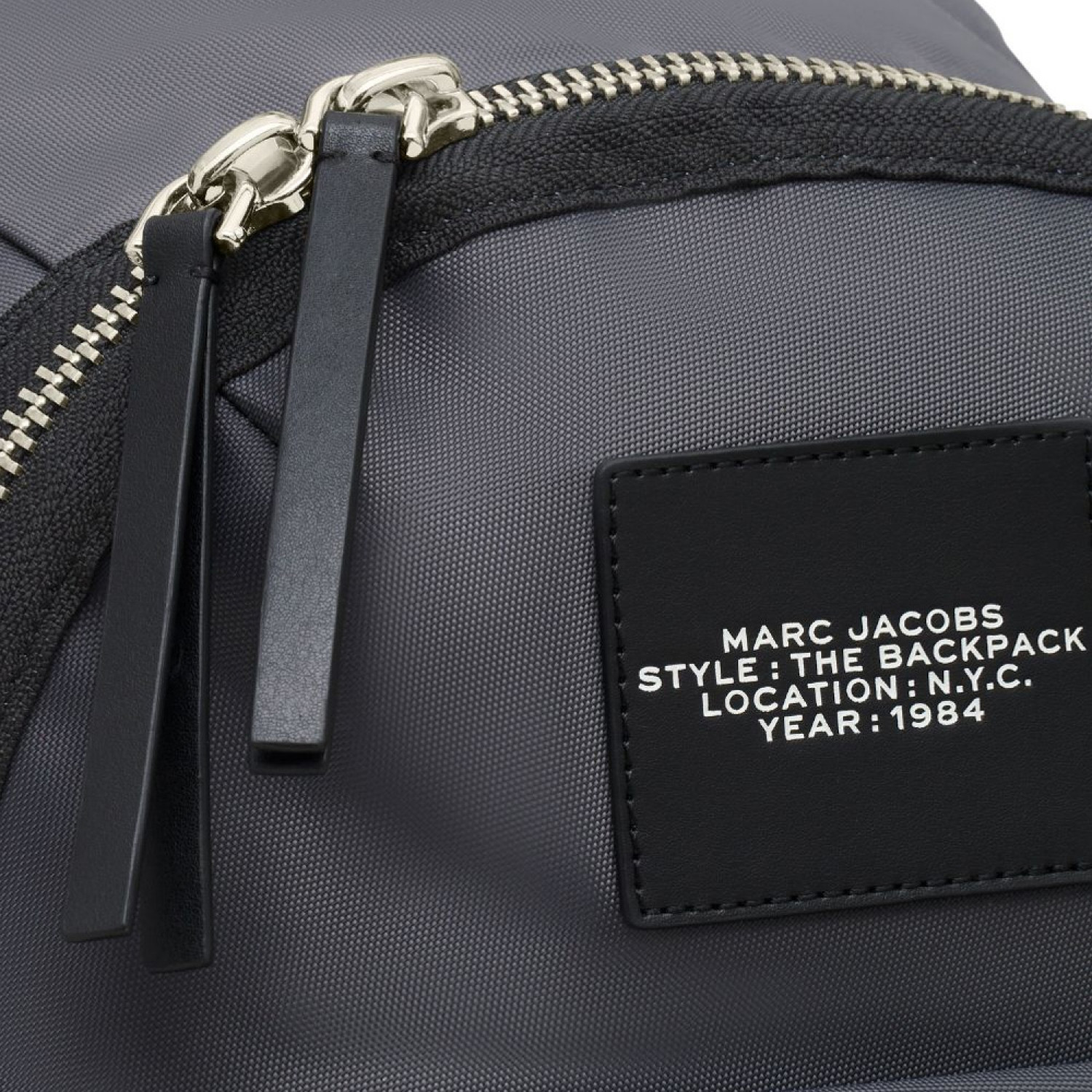 Рюкзак Marc Jacobs The Biker Nylon Medium Backpack - Dark Shadow Рюкзак Marc Jacobs The Biker Nylon Medium Backpack - Dark Shadow
