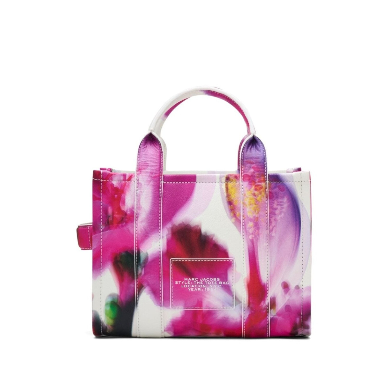Сумка Marc Jacobs The Future Floral Leather Small Tote Bag - White Сумка Marc Jacobs The Future Floral Leather Small Tote Bag - White