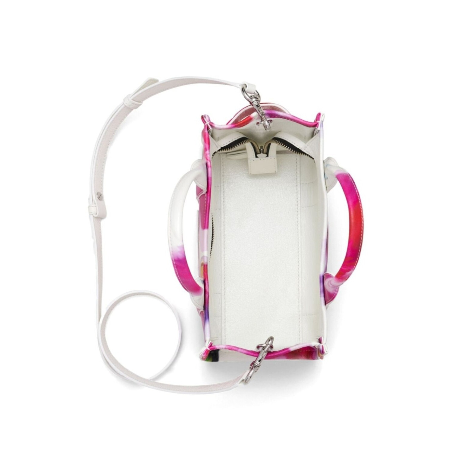 Сумка Marc Jacobs The Future Floral Leather Small Tote Bag - White Сумка Marc Jacobs The Future Floral Leather Small Tote Bag - White