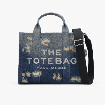 Сумка Marc Jacobs The Rip And Repair Denim Medium Tote Bag Punk Indigo