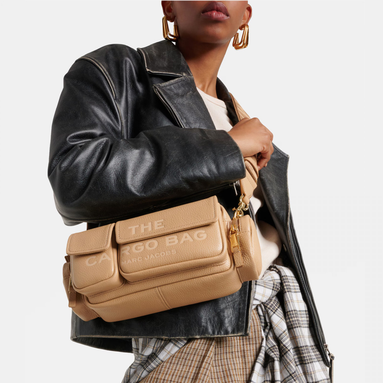 Сумка Marc Jacobs The Leather Cargo Bag - Camel Сумка Marc Jacobs The Leather Cargo Bag - Camel
