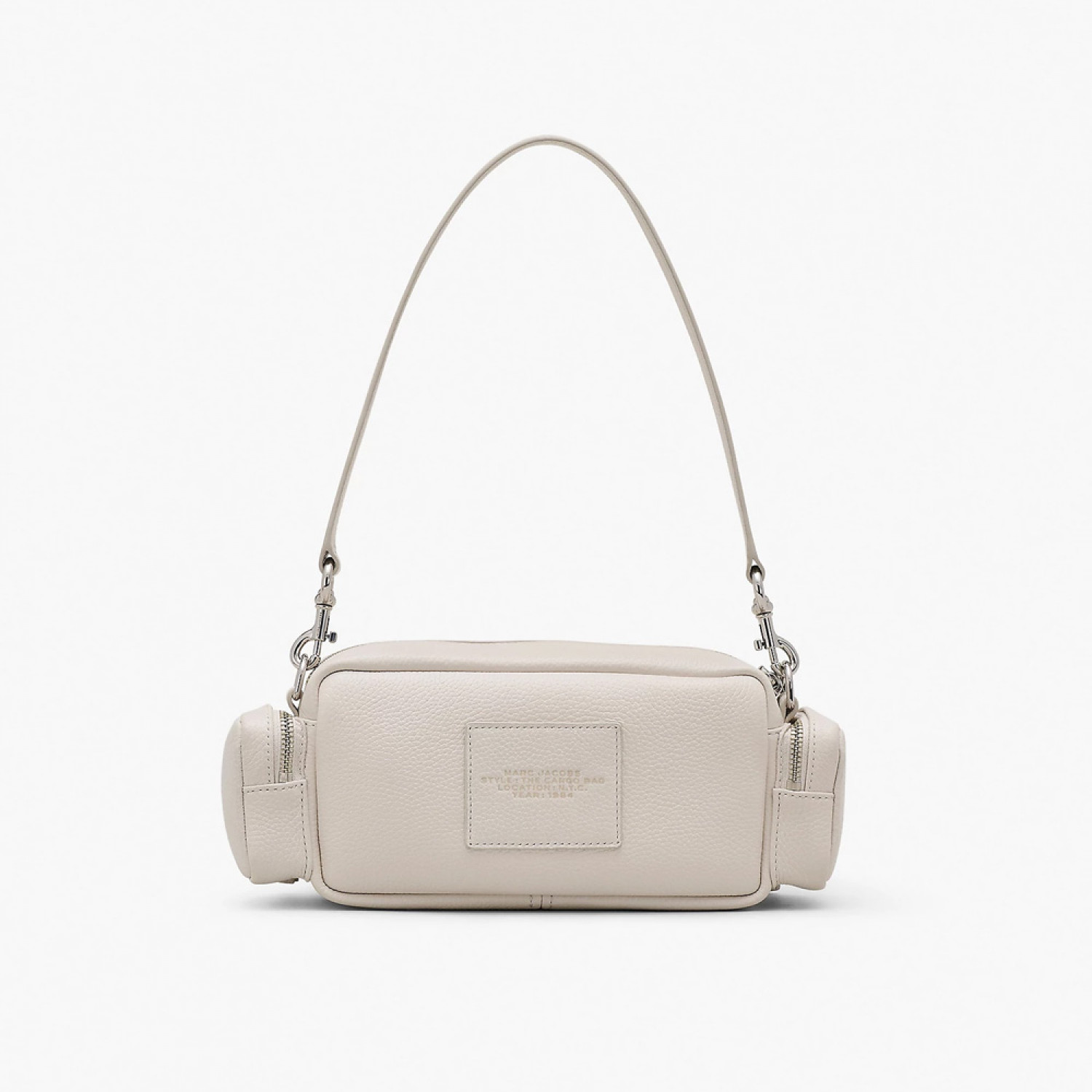 Сумка Marc Jacobs The Leather Cargo Bag - Cotton-Silver Сумка Marc Jacobs The Leather Cargo Bag - Cotton-Silver